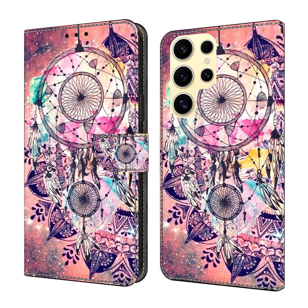 For Samsung Galaxy S25 Ultra Wallet Case Pattern Printing Stand Leather Flip Phone Cover