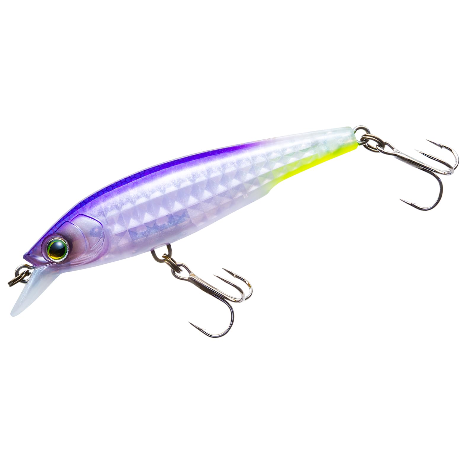 

Bass Sunset Shad YO-ZURI 3DR-X Lure, Jerkbait, Floating, 80mm, Color