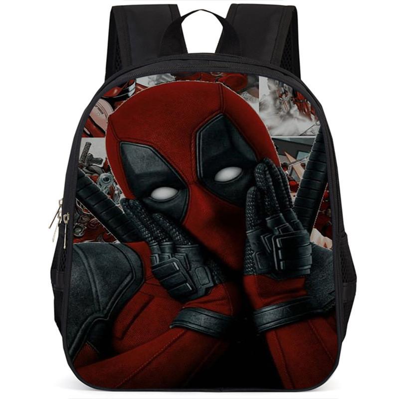 Deadpool 15-inch Extra Large Capacity Lightweight Oxford Cloth Kids Backpack