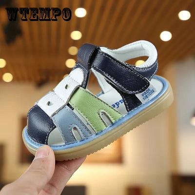 Sommersandalen für Kinder mit weicher Sohle, bunte Schuhe für Jungen und Mädchen, rutschfeste und trittfeste flache Sandalen für Kinder