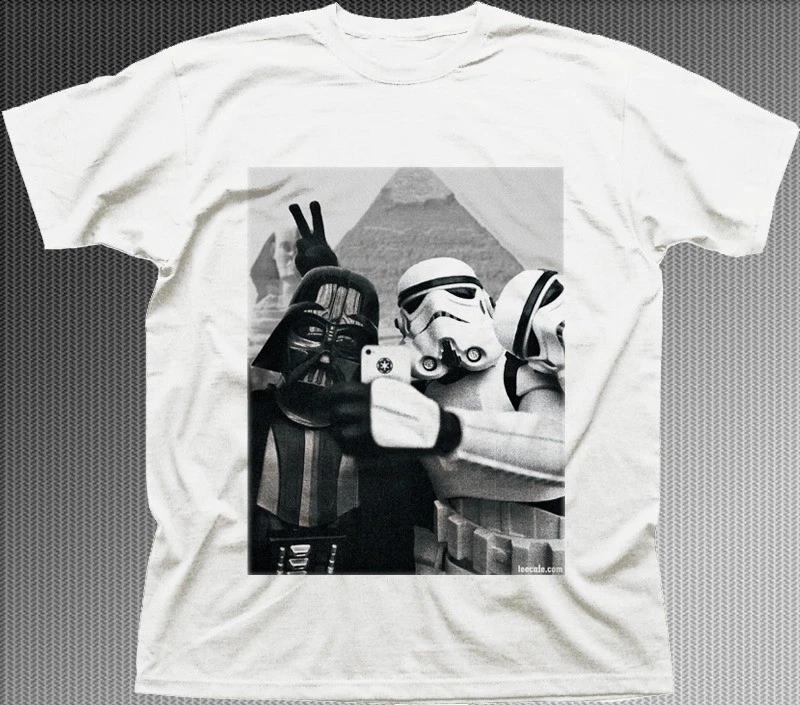 Star Wars StormTrooper Darth Vader JEDI Selfie Pyramids Egypt t-shirt OZ9773 S