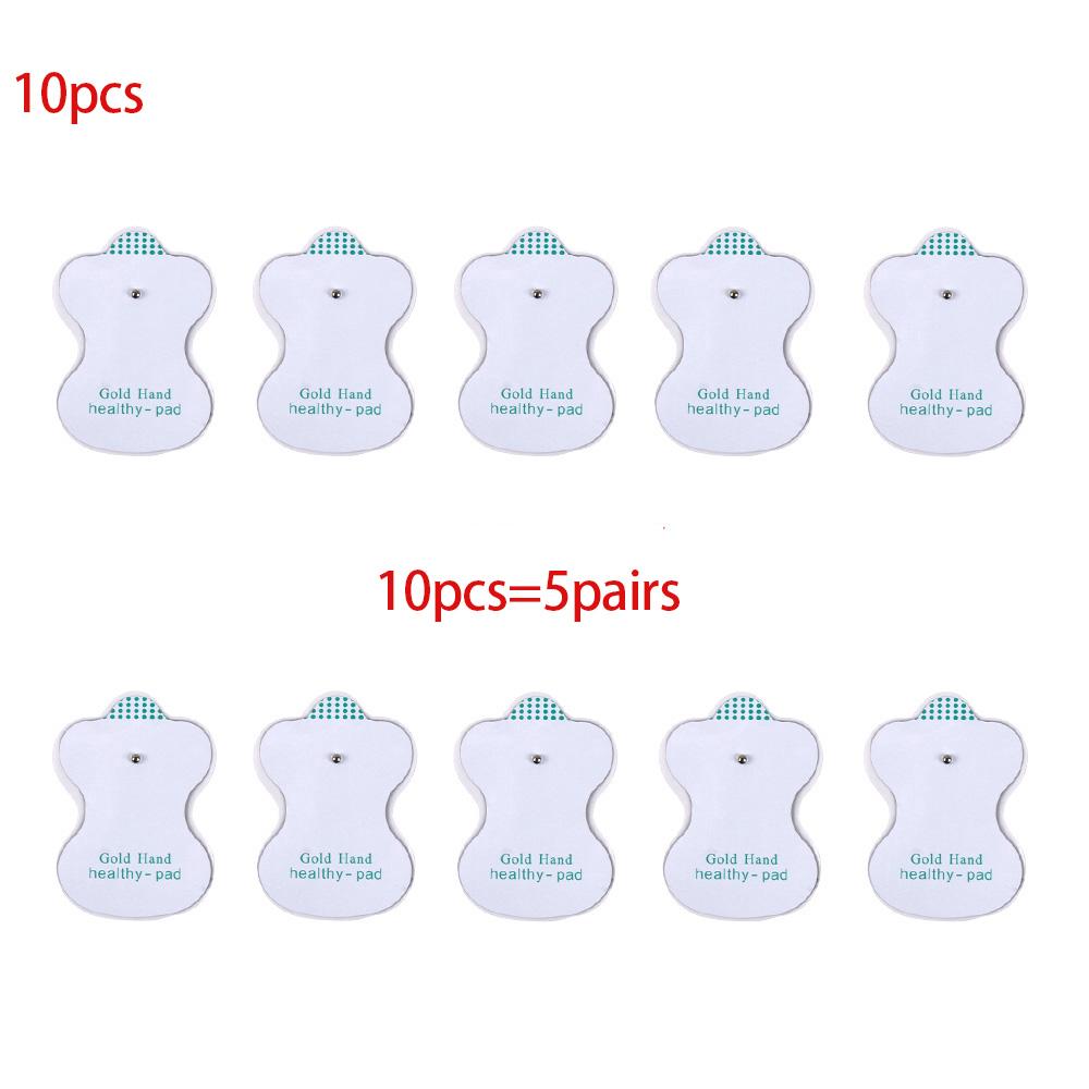 

Самоклеящиеся электроды для TENS для EMS мышечного стимулятора, аксессуар для физиотерапии, многоразовые патчи для массажа тела