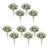 Outdoor Artificial Flowers Fake Silk Chrysanthemum Bundle Simulated Flowers Autumn Uv Resistant Thanksgiving Halloween Decor