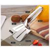2pc Stainless Steel Frying Shovel Clip Multifunctional Steak Bbq Tongs Pancake Fried Pizza Steak Fish Spatula Bread Kitchen Tool