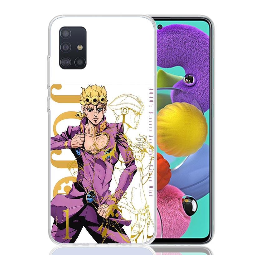 JoJo Adventure Giorno Giovanna Phone Case For Samsung Galaxy A52 A32 A22 A12 A02S A50S A30S A51 A31 AA71 Note 20 Ultra 10 S10 Pl