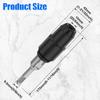 Carbon Steel Drill Bit Adapter for Rotary Hammers Impact Resistant Round Shank Adapter Labor Saving Converter Shank To