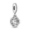 Ciondolo Fascino Argento 925 Fai da Te Torre Porta Castello Nave Angelo per Donne Gioielli Collana Bracciale Boutique