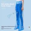 Waterproof and Thickened Disposable Foot Wrapped Rain Pants