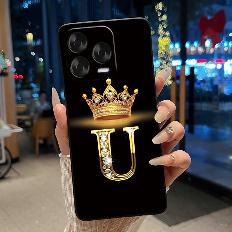 Case For ZTE Blade V70 Vita/Nubia V70 Design Soft Silicone Black Case Shockproof Beautiful Trendy Crown Letter Pattern Shell