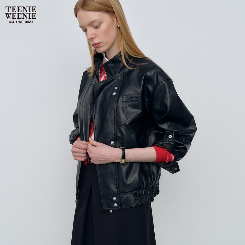 Teenie Weenie Women's Bear Letter Loose Fit Jacket