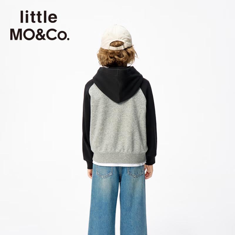Little MO&Co. Kids' Long Sleeve Hooded Sweatshirt
