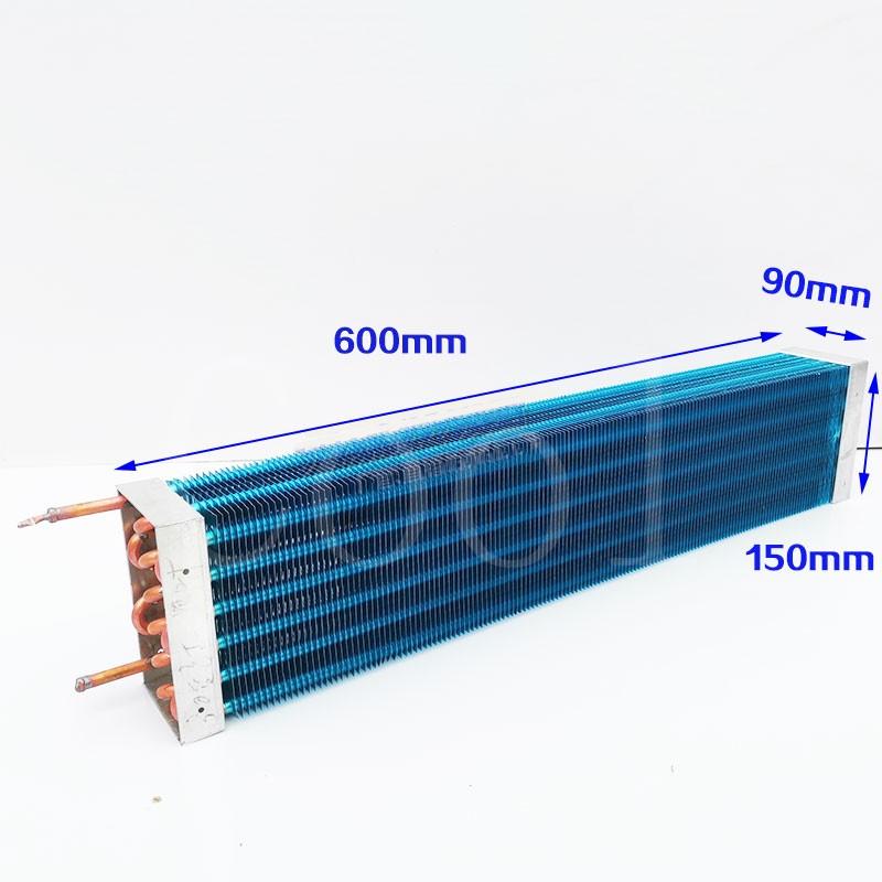 400*130*90mm Air-cooled Evaporator Condenser Refrigerator Freezer Copper Tube Aluminum Fin Air Heat Exchanger Radiator