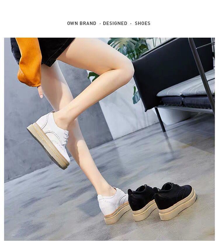 Inner height-increasing women s shoes spring and summer muffin single shoes thick soles show height breathable light comfortable casual and 33 чёрный 6600₽