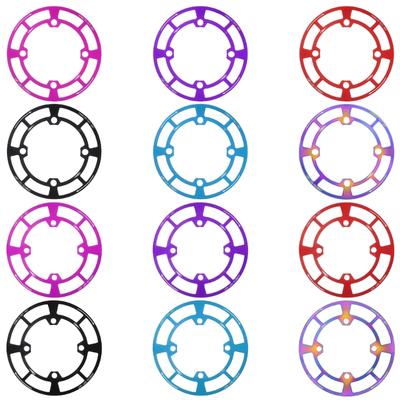 Aluminum Alloys Bicycles Chain Wheel Sprocket Cover Mountain Bike Accessories Chainring Guard Crankset Shield Protector