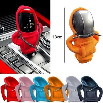 Felpa alla Moda Divertente Maniglia Manuale Cambio Auto Copri Pomello Leva Decorazione Copri Felpa Accessori Interni Auto Automatiche