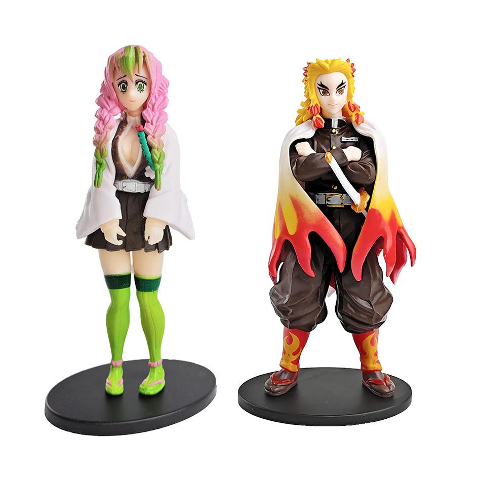 Anime Demon Slayer Figurka Kamado Tanjirou Nezuko Figurki Akcji Model Zabawki Figurka Zenitsu Inosuke Kimetsu No Yaiba Figura