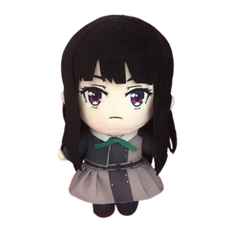 Lycoris Recoil Nishikigi Chisato Plush Toy Soft Squishy Anime Doll Xmas Gift