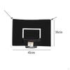 Basketball Hoop for Trampoline Frame Lightweight Backboard Sturdy Dunking with