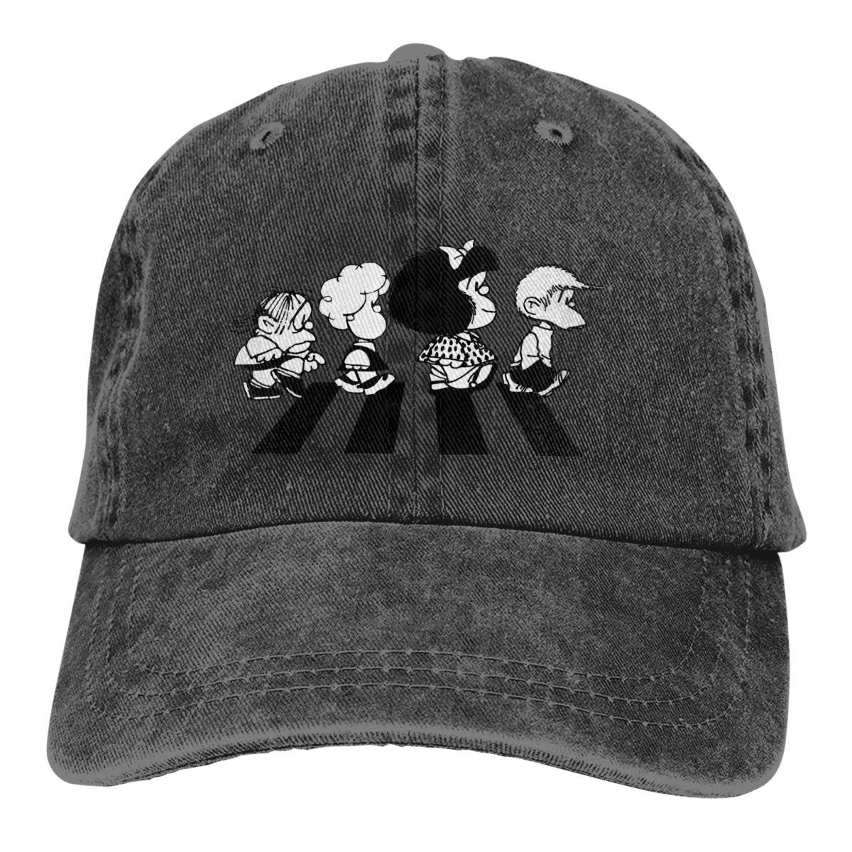 

Her Friends Baseball Caps Peaked Cap Mafalda Cartoon Sun Shade Hats for Men One Size