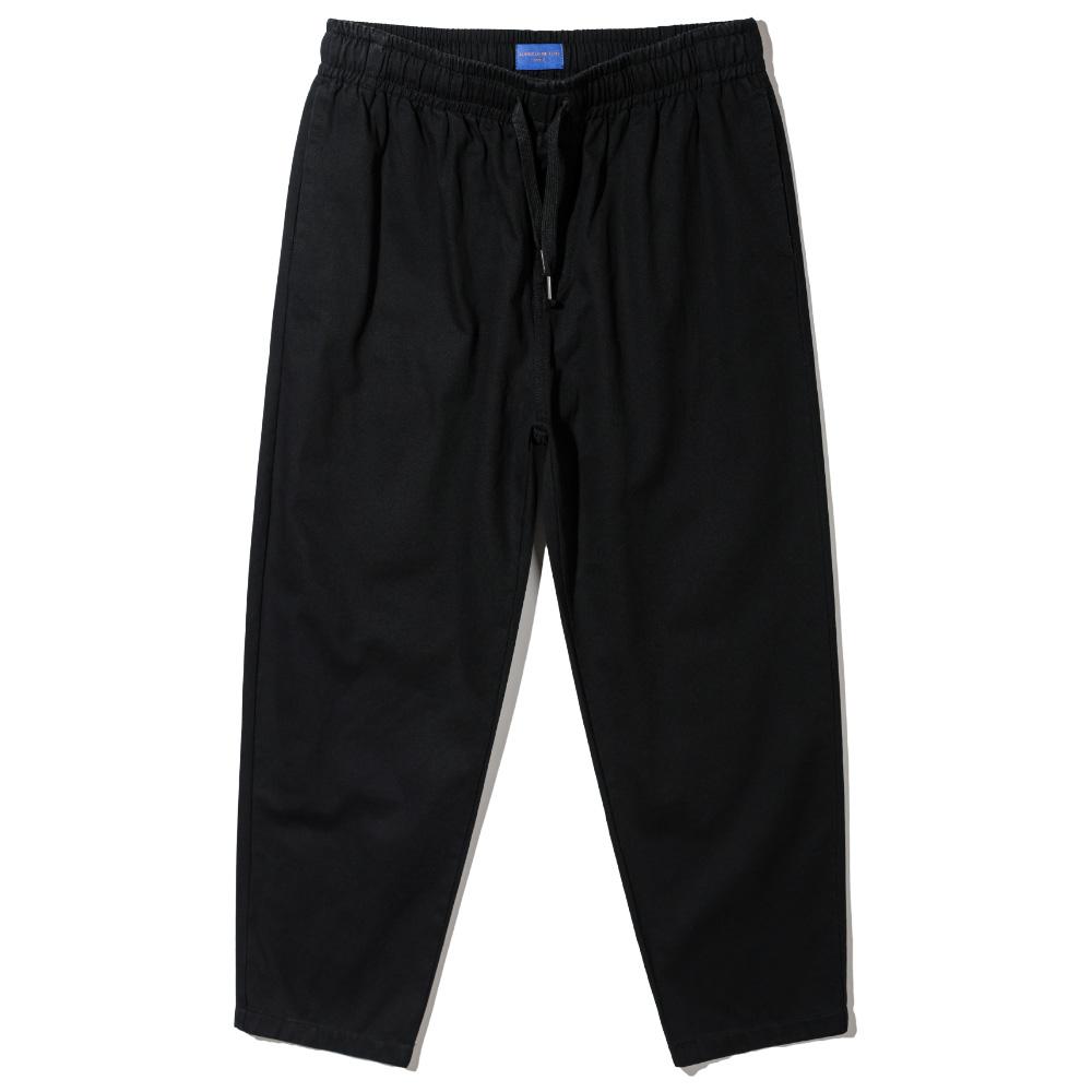 ALVINCLO [De Luxe] Straight Cotton Elastic Waist Pants Dlx1305 (4 Colors)