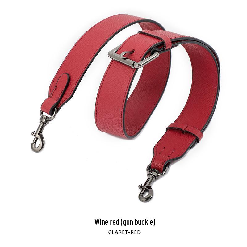 Lychee Grain Cowhide Bag Replacement Strap - Dionysus Versatile Wide Shoulder Strap MHS-A-9