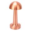 Cordless Mushroom Table Lamp USB Rechargeable 3 Colors Adjustable Dimmable Metal Cute Bedside Lamp
