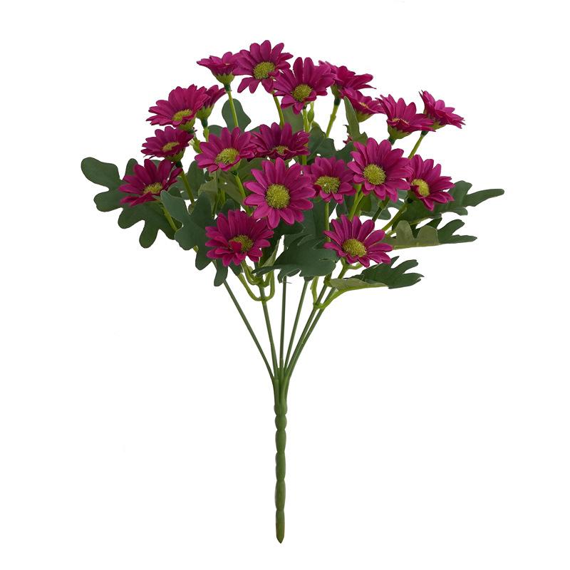 Artificial Flowers Plants 31cm Sun Flower Colorful Small Daisy Silk Home Garden Decoration Chrysanthemum Wedding DIY Party
