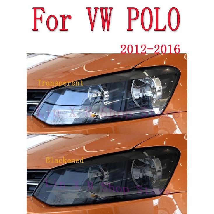 For Volkswagen VW POLO 2015 Car Exterior Headlight Anti-scratch Front Lamp Tint TPU Protective Film Cover Accessories Sticker