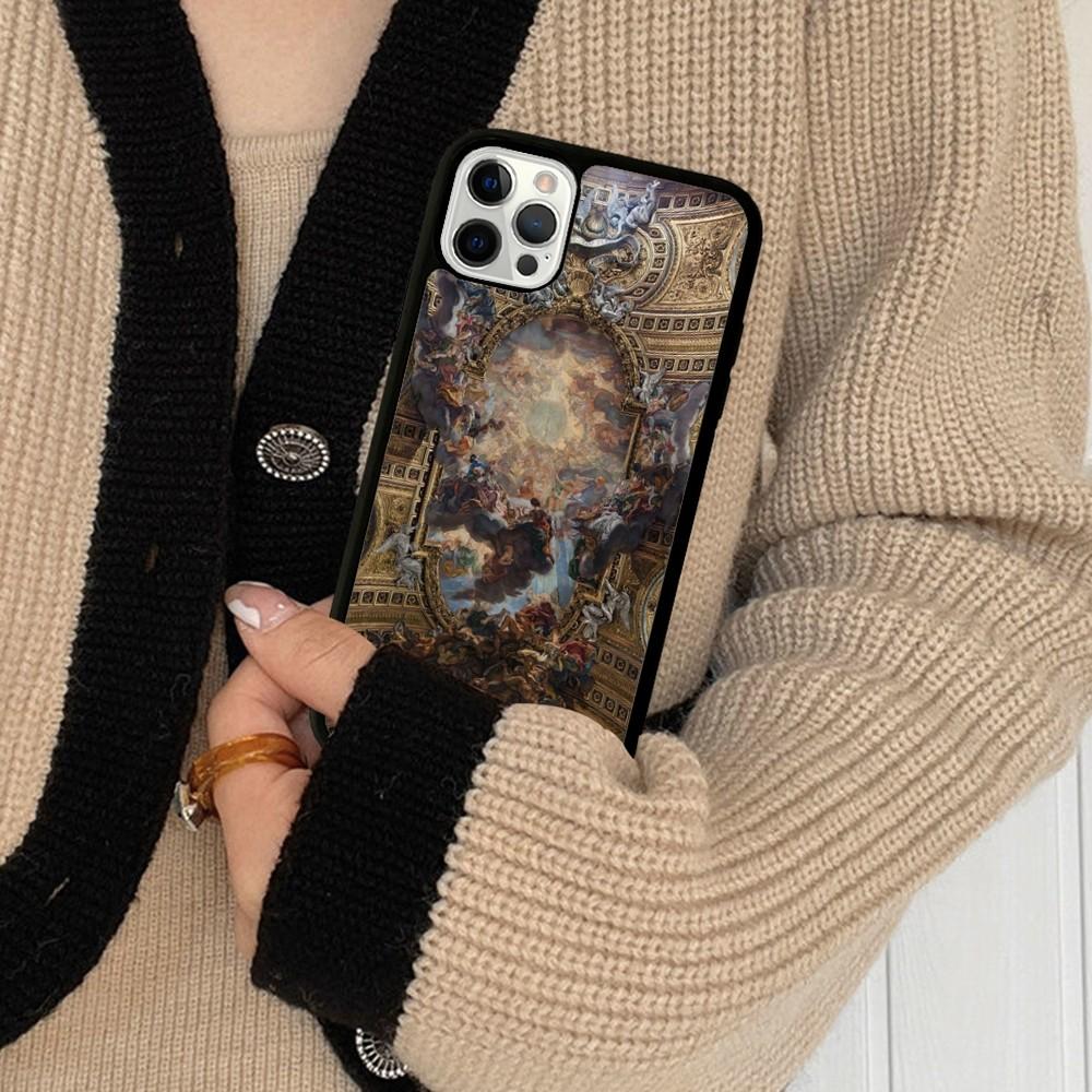 Renaissance Art Phone Case Silicone PC+TPU For For iPhone 11 12 13 14 15 16 Plus Pro Max Cover
