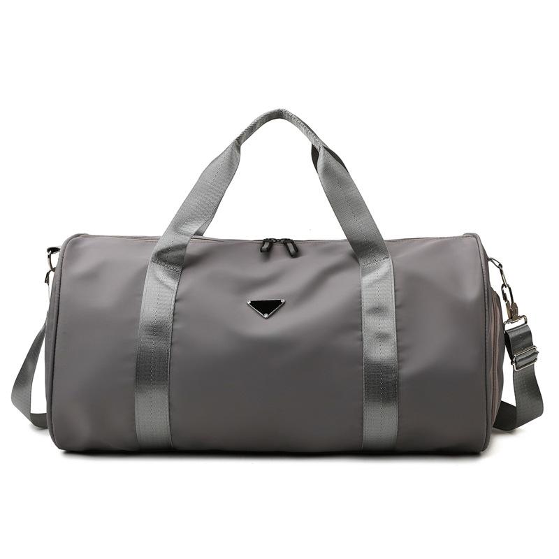 Large Capacity Nylon Travel Bag with Wet/Dry Separation for Sports & Yoga
