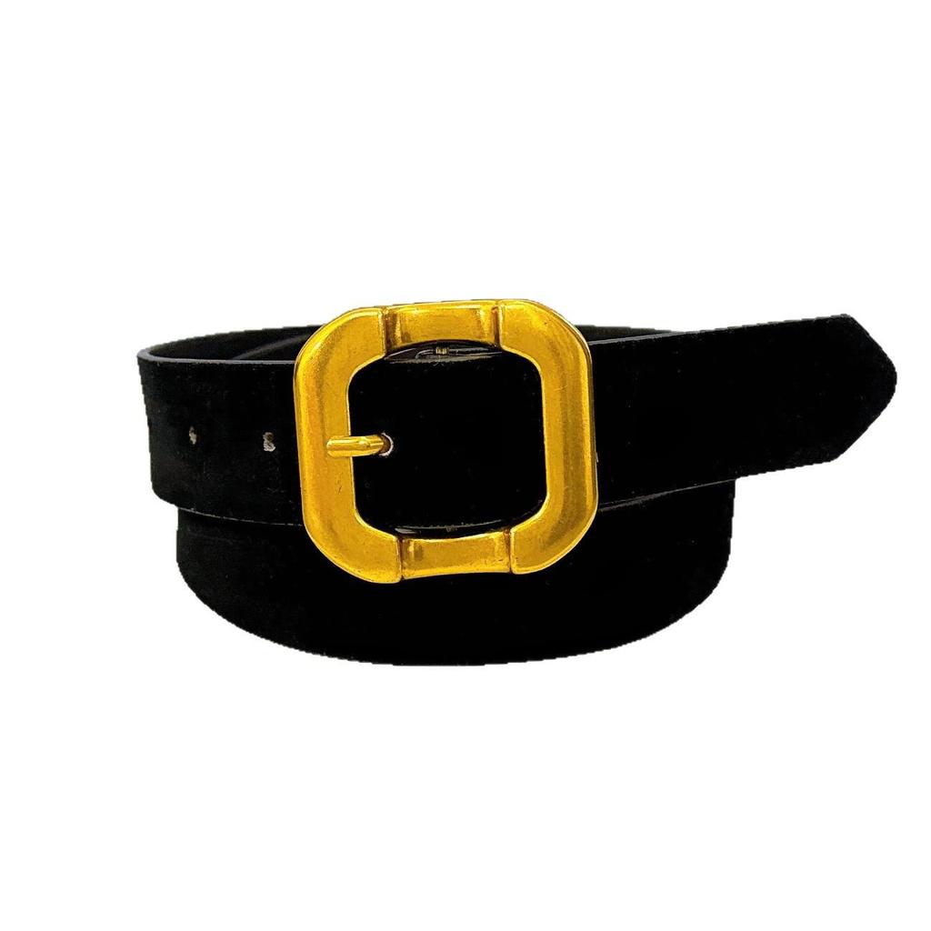 Women's Suede Waistband Versatile Jeans Skirt Belt - Casual Retro Trendy Style