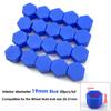 20pcs 17mm 19mm 21mm Black Car Wheel Caps Bolts Covers Nuts Silicone Auto Wheel Hub Protectors Screw Cap Styling Anti Rust Cover