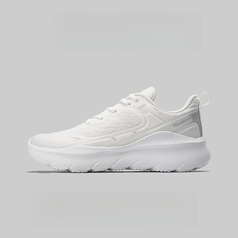 Summer breathable couple casual shoes soft sole lightweight rebound shock absorption non-slip wear-resistant sports running shoes men