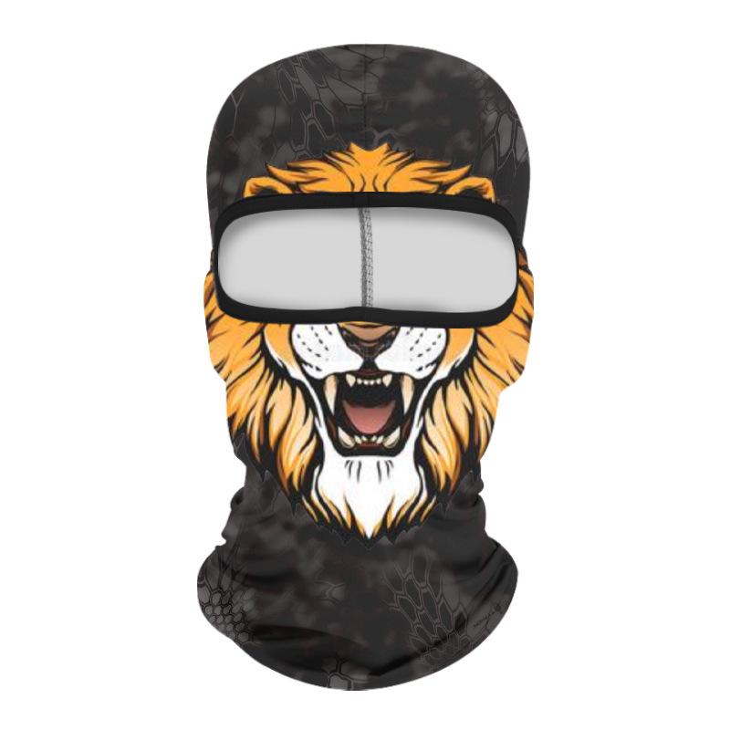 Atmungsaktive Sommer-Gesichtsmaske: Sonnencreme Sturmhaube für Radfahren, Klettern, Motorradfahren und Outdoor-Sportarten