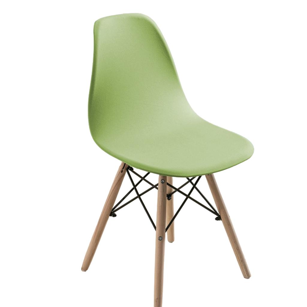 Stretchable Solid Color Chair Cover Shell Chairs Soft Milk Silk Easy Clean Dustproof Removable Washable Chair Cover