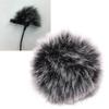 Furry Microphone Cover Noise Reduction Comfortable Soft Portable Compact Microphone Windscreen Muff for Recording