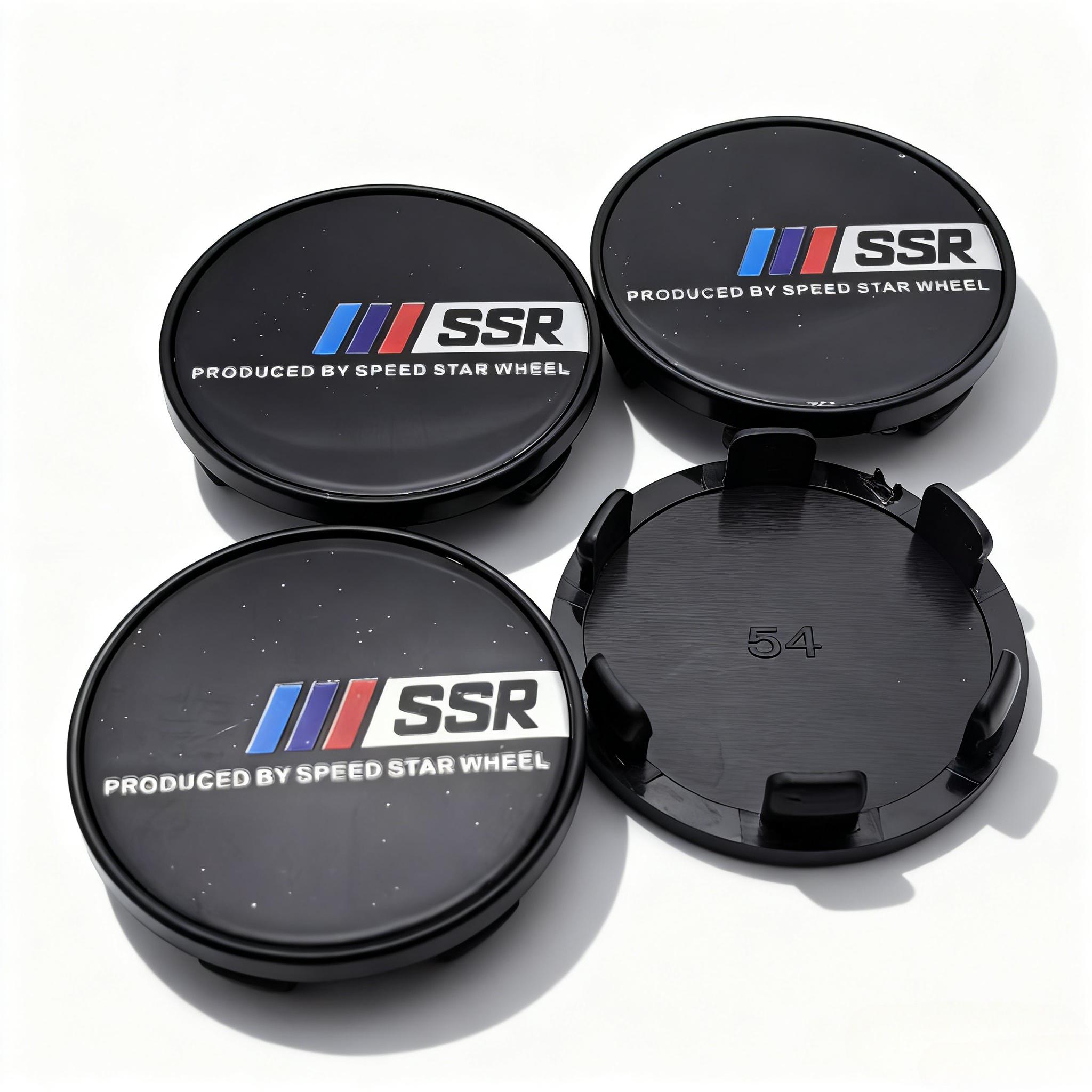 

4 шт. JDM SSR Логотип Эмблема Центральные Колпачки Колес Автомобиля Внешний Диаметр 54 мм Зажимы 49 мм Колпачки Ступицы Колеса Колпак Диска Пылезащитный Колпачок Замена Автоаксессуары SSR S Badge&4pcs 54 Wheel Caps