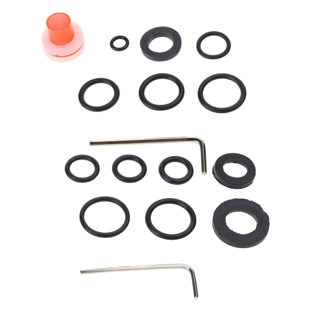O-Ringe Set Gummi Unterlegscheiben Sortimentskasten für Sanitär Armatur Wasserrohr Gartenschlauch Unterlegscheiben Duschköpfe Dichtung