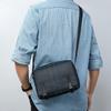 New JAGUAR Artificial Leather Crossbody Bag, Shoulder Bag Regular Men's Blue Black JA1T1220123206