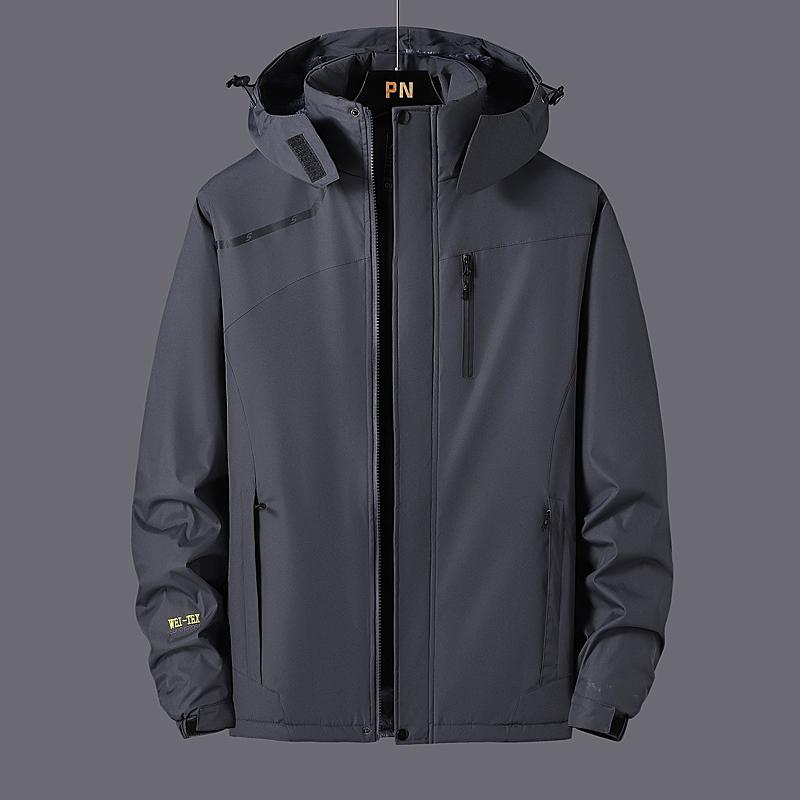 Men Waterproof Jackets 6XL Plus Size Outdoor Hiking Windbreaker Wear-resistant Breathable Mountaineering Jacket