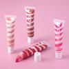 4pcs Colored water light fine flash pearlescent lip gloss set foreign trade hose moisturizing nude lip balm lip glaze