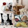 1pc Funny O-One P-Punch Man anime Maple Design Cushion Cover Happy Autumn Harvest decor Holiday Decorati Pillow Cover