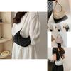 Stylish Crescent Shoulder Bag For Women 2024 Trendy Fashionable Pu Handbag With Zipper
