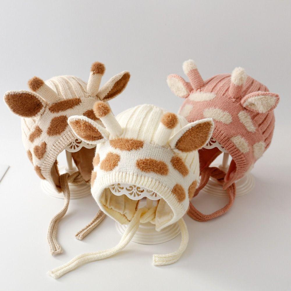 Katoenen Cartoon Babyhoed Winddichte Meisjes Oorbescherming Cap Modieuze Baby Cap Winter
