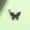  Breloque Pendentif Papillon Strass Coloré pour Bijoux, Charme pour Bracelets, Chevillères et Colliers DIY