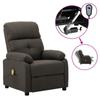 Day and Night - Day and Night Electric Massage Chair Taupe Grey Fabric