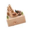 Wooden Music Box Beautiful Wood Musical Crafts Birthday Christmas Gifts Home Decoration