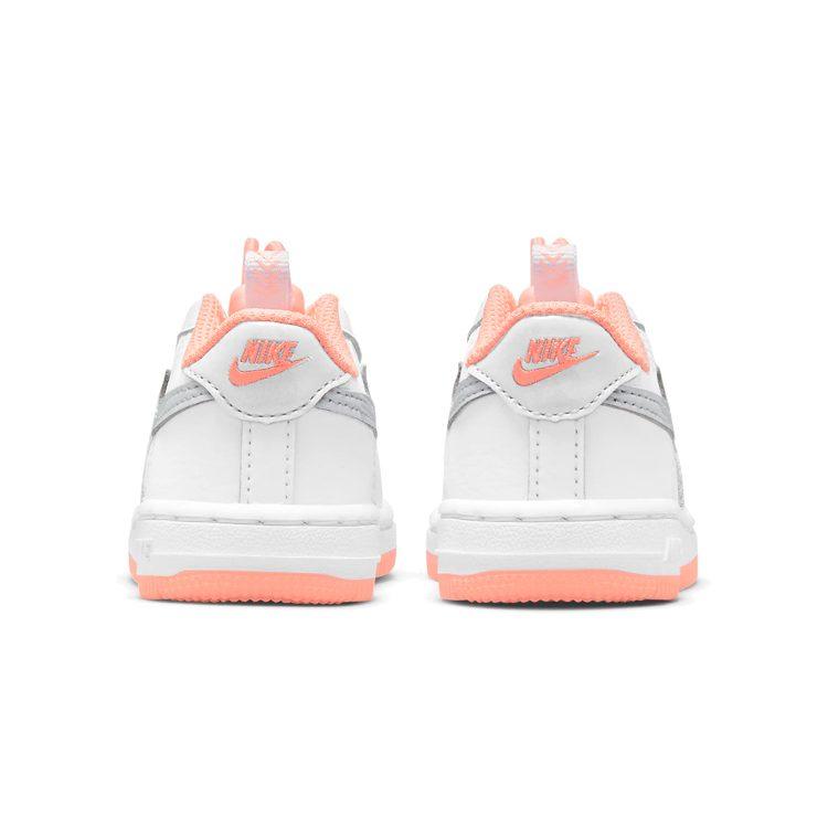 Nike Air Force 1 Low top Toddler Shoes Pink White Infant And Toddler CU5289-103