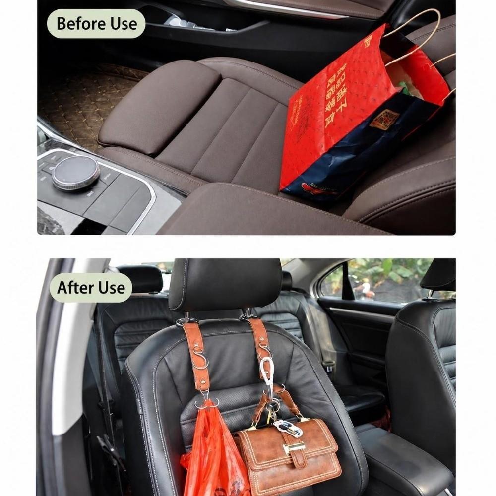 Strong Load-Bearing Headrest Organizer Hook Dual-Function Multi-Function Car Hook  For All Cars