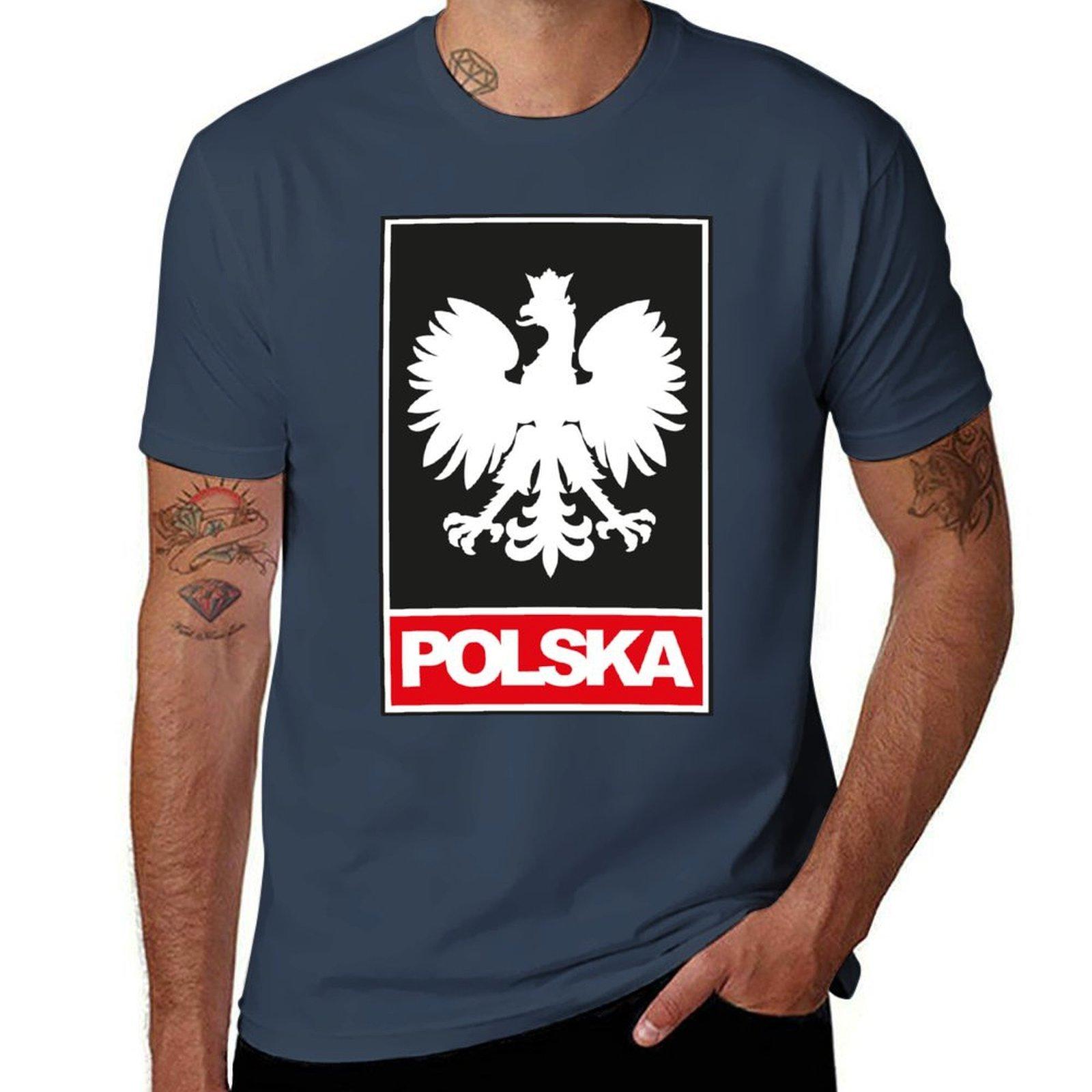Polish Eagle Poland Flag TShirt Casual Everyday Short Sleeve TShirt S